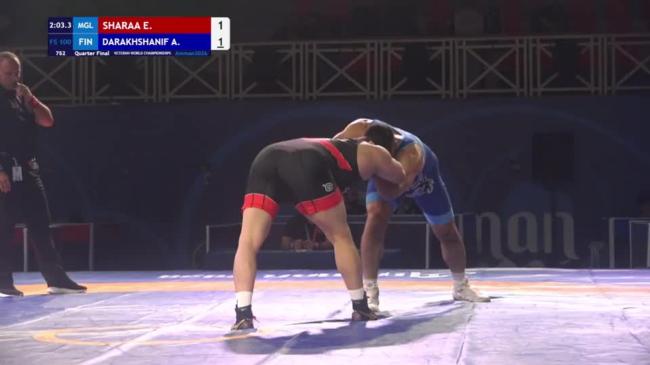 Enkhbayar SHARAA (MGL) vs. Ali DARAKHSHANIFARA (FIN) | VETERAN WORLD ...