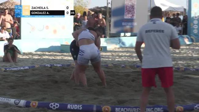 Stefania ZACHEILA (GRE) vs. Angelique Carole GONZALEZ (FRA) • Final 3-4 • Women's BW +70Kg