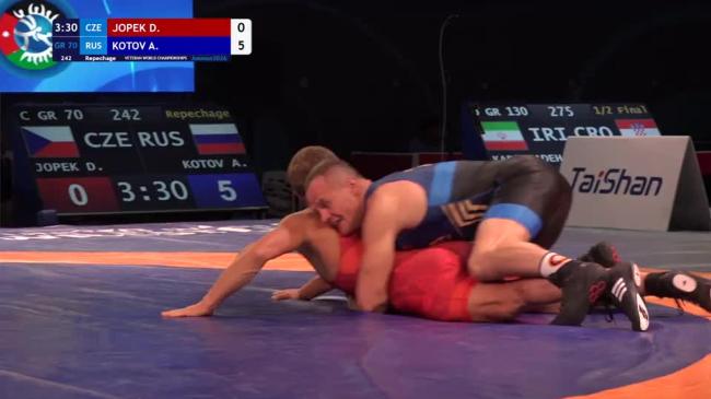 David JOPEK (CZE) vs. Aleksei KOTOV (RUS) | VETERAN WORLD CHAMPIONSHIPS 2026 | Repechage | GR 70Kg