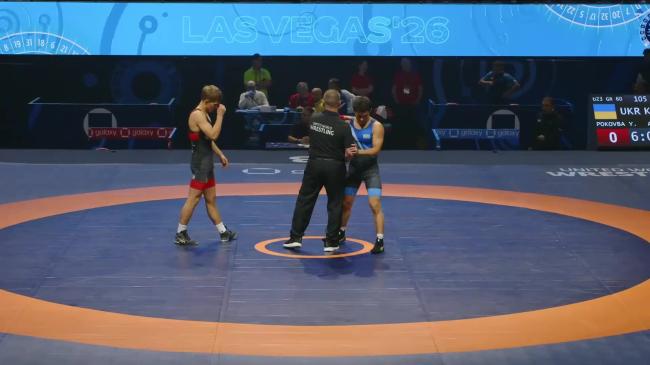Yevhen POKOVBA (UKR) vs. Aibek AITBEKOV (KAZ) | 2026 U23 World Championships | Semi Final | GR 60Kg