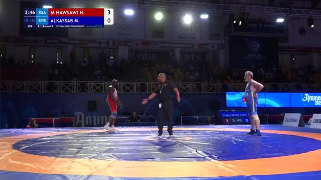 Nabil Yahya M HAWSAWI (KSA) vs. Mohamad Fahed ALKASSAB (SYR) | VETERAN WORLD CHAMPIONSHIPS 2026 | B | Round 3 | GR 130Kg