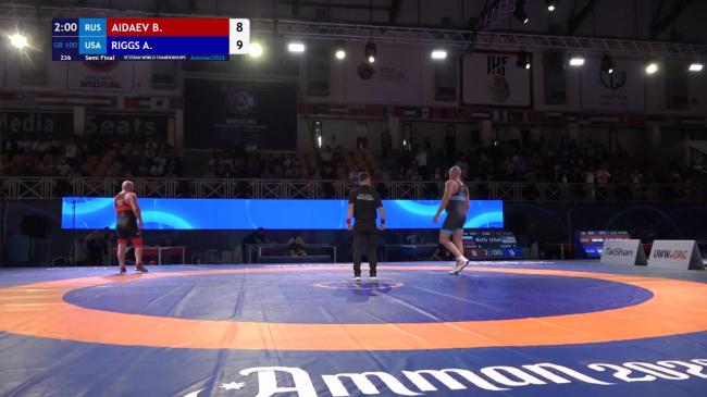 Batir AIDAEV (RUS) vs. Alvin Leroy RIGGS (USA) | VETERAN WORLD CHAMPIONSHIPS 2026 | Semi Final | GR 100Kg