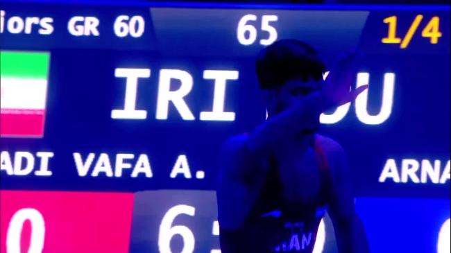 Ali Abdollah AHMADI VAFA (IRI) vs. Razvan ARNAUT (ROU) | 2026 Senior World Championships | Quarter Final | GR 60Kg