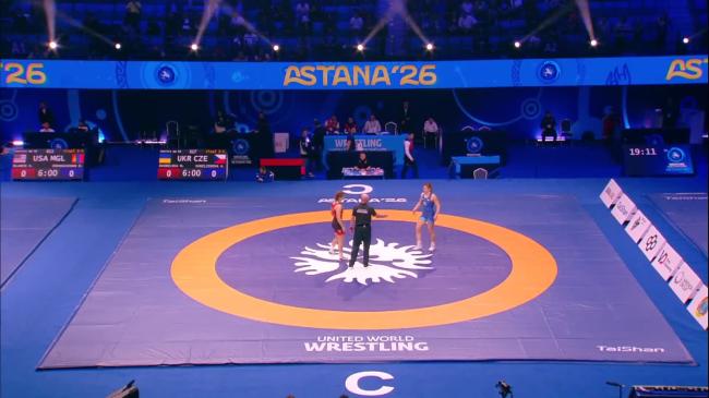 Manola SKOBELSKA (UKR) vs. Adela HANZLICKOVA (CZE) | 2026 Senior World Championships | Bronze Medal | WW 68Kg