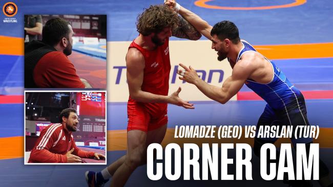 Coaches’ Corner Cam 🎥 | Luri LOMADZE (GEO) vs. Cengiz ARSLAN (TUR)
