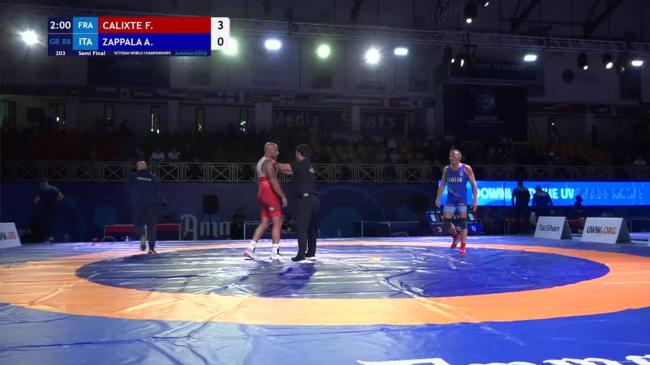 Frederic Gerald CALIXTE (FRA) vs. Alessandro ZAPPALA (ITA) | VETERAN WORLD CHAMPIONSHIPS 2026 | Semi Final | GR 88Kg