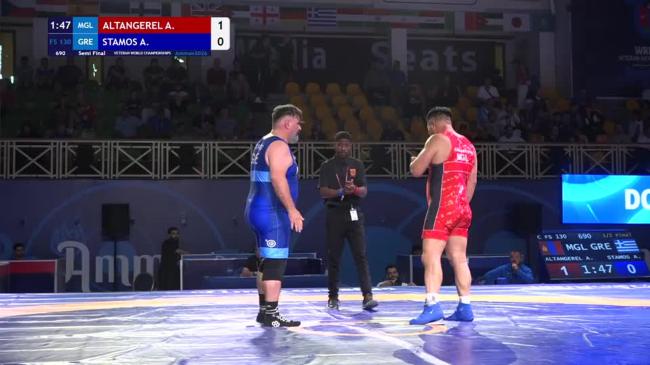 Altankhuyag ALTANGEREL (MGL) vs. Apostolos STAMOS (GRE) | VETERAN WORLD CHAMPIONSHIPS 2026 | Semi Final | FS 130Kg