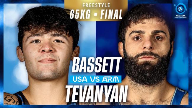 Vazgen TEVANYAN (ARM) vs. Bowen William BASSETT (USA) | 2026 Senior World Championships | Gold Medal | FS 65Kg