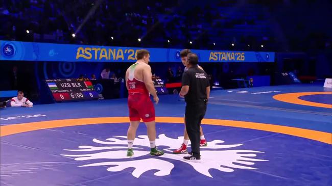 Rafael TSITSUASHVILI (UZB) vs. Pavel HLINCHUK (BLR) | 2026 Senior World Championships | Bronze Medal | GR 130Kg