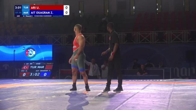 Ugur ARI (TUR) vs. Zied AIT OUAGRAM (MAR) | VETERAN WORLD CHAMPIONSHIPS 2026 | A | Round 2 | GR 88Kg