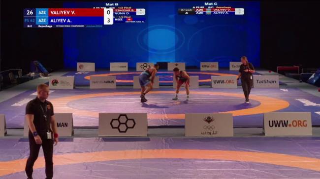 Vugar Mirza VALIYEV (AZE) vs. Abid ALIYEV (AZE) | VETERAN WORLD CHAMPIONSHIPS 2026 | Repechage | FS 62Kg