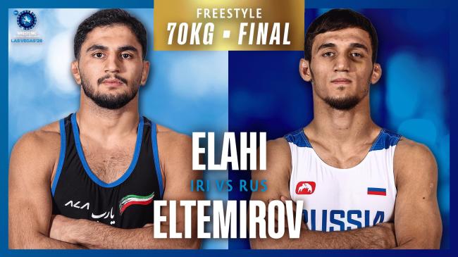 Ebrahim Esmaeil ELAHICHOURAN (IRI) vs. Magomed Emi ELTEMIROV (RUS) | 2026 U23 World Championships | Gold Medal | FS 70Kg