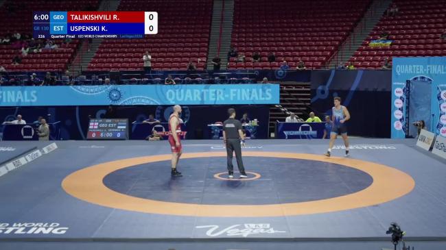 Rati TALIKISHVILI (GEO) vs. Kevin USPENSKI (EST) | 2026 U23 World Championships | Quarter Final | GR 130Kg