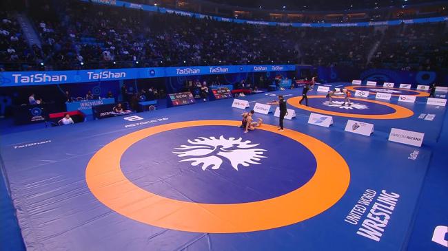 Bolat SAKAYEV (KAZ) vs. Kyle Douglas DAKE (USA) | 2026 Senior World Championships | Eighth Final | FS 86Kg