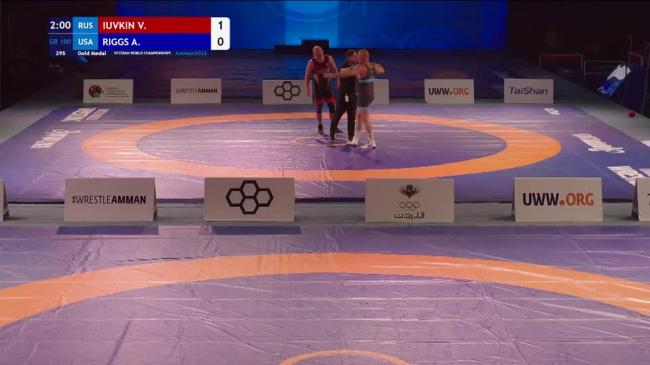 Vasilii IUVKIN (RUS) vs. Alvin Leroy RIGGS (USA) | VETERAN WORLD CHAMPIONSHIPS 2026 | Gold Medal | GR 100Kg