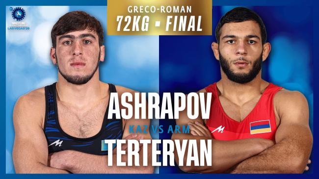 Yussuf ASHRAPOV (KAZ) vs. Gaspar TERTERYAN (ARM) | 2026 U23 World Championships | Gold Medal | GR 72Kg