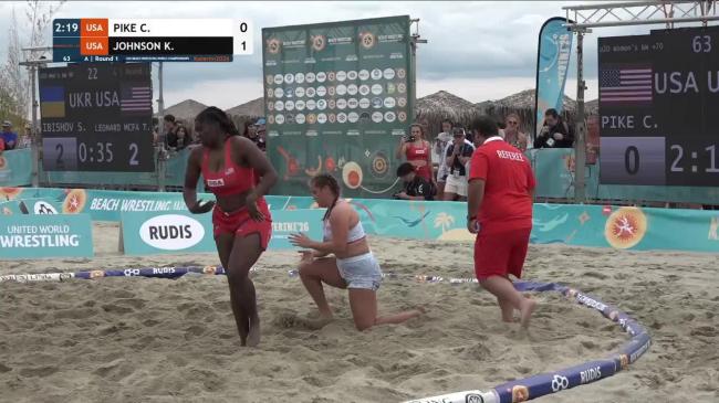 Camrynn Cathlene PIKE (USA) vs. Kamil JOHNSON (USA) • A | Round 1 • Women's BW +70Kg