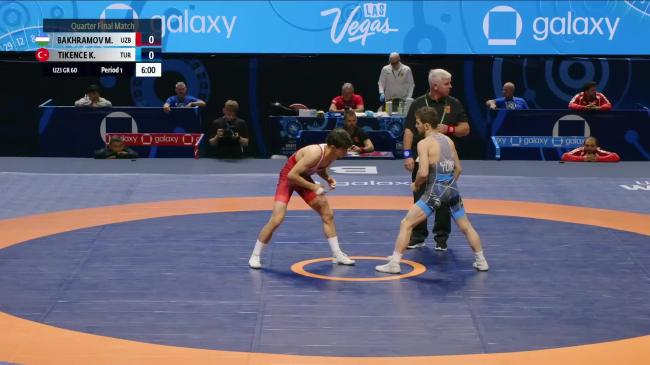 Mehroj BAKHRAMOV (UZB) vs. Kazim TIKENCE (TUR) | 2026 U23 World Championships | Quarter Final | GR 60Kg