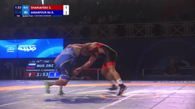 Sergei SHANIAVSKII (RUS) vs. Reza Mohammadali AKBARPOUR BAHNAMIRI (IRI) | VETERAN WORLD CHAMPIONSHIPS 2026 | Quarter Final | FS 78Kg
