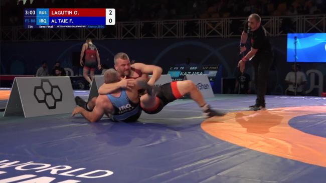 Oleg LAGUTIN (RUS) vs. Fahad Sami Ahmed AL TAIE (IRQ) | VETERAN WORLD CHAMPIONSHIPS 2026 | Semi Final | FS 88Kg