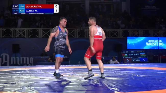 Haitham Ibrahim Mustafa AL-AARAG (JOR) vs. Mammad ALIYEV (AZE) | VETERAN WORLD CHAMPIONSHIPS 2026 | Round 2 | GR 88Kg