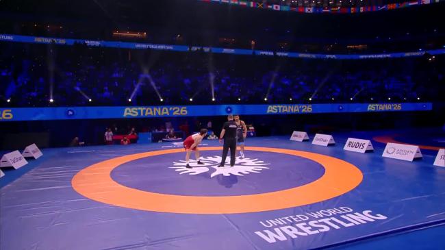 Gamzat GADZHIEV (RUS) vs. Gholamreza Javad FAROKHISENJANI (IRI) | 2026 Senior World Championships | Semi Final | GR 82Kg