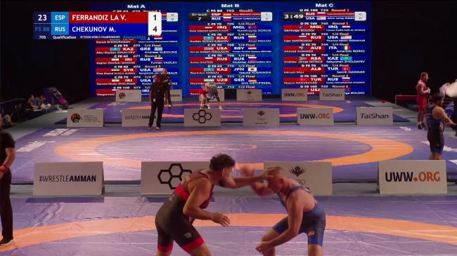 Victor FERRANDIZ LAGARES (ESP) vs. Marat CHEKUNOV (RUS) | VETERAN WORLD CHAMPIONSHIPS 2026 | Qualification | FS 88Kg