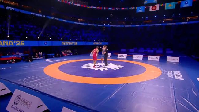 Ali Zabihollah OSKOU (IRI) vs. Sanan SULEYMANOV (AZE) | 2026 Senior World Championships | Semi Final | GR 77Kg