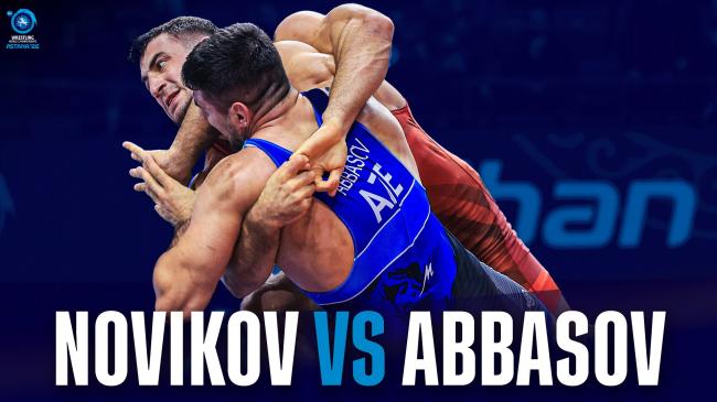 The Olympic champ was down 5-1...Go watch the ending | Semen NOVIKOV (BUL) vs. Islam ABBASOV (AZE)
