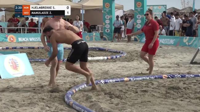 Sverre Kornelius HJELMBREKKE (NOR) vs. Zurab MAMULADZE (GEO) • KnockOut • Men's BW 80Kg