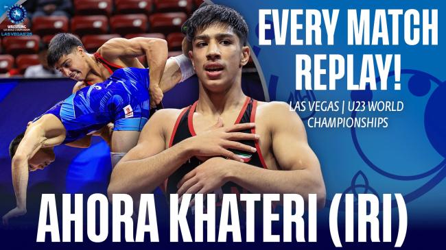 Every match from Ahora KHATERI (IRI) at the 2026 U23 World Championships