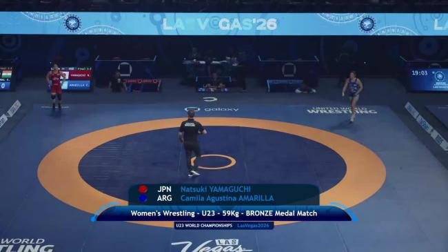 Natsuki YAMAGUCHI (JPN) vs. Camila Agustina AMARILLA (ARG) | 2026 U23 World Championships | Bronze Medal | WW 59Kg