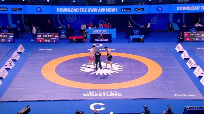 Cohlton Michael SCHULTZ (USA) vs. Abdellatif Mohamed Ahmed Abdellatif MOHAMED (EGY) | 2026 Senior World Championships | Eighth Final | GR 130Kg