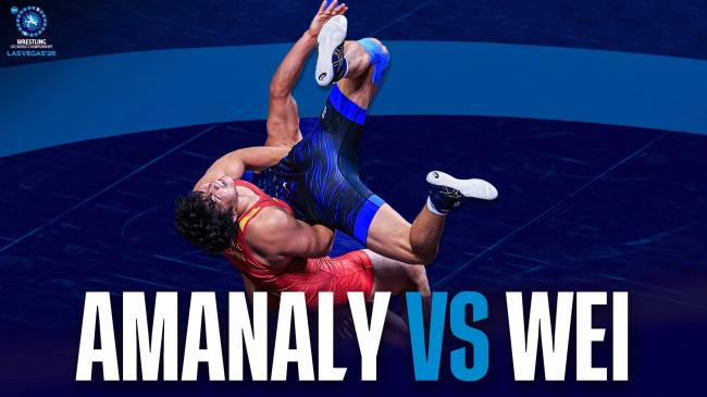The highest scoring U23 World Championships match (21 points) 🔥🇨🇳🇰🇿 Hailong WEI (CHN) vs. Nurassyl AMANALY (KAZ) 