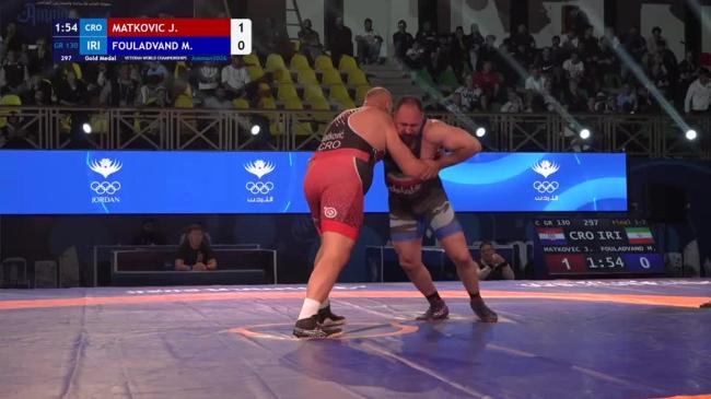 Josip MATKOVIC (CRO) vs. Mahmoudreza Amanolah FOULADVAND (IRI) | VETERAN WORLD CHAMPIONSHIPS 2026 | Gold Medal | GR 130Kg