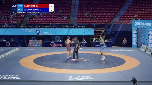 Fatih ALTUNBAS (TUR) vs. Ulukbek SOOROMBEKOV (KGZ) | 2026 U23 World Championships | Quarter Final | FS 92Kg