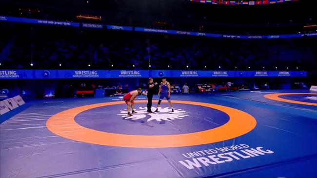 Lasha GOBADZE (GEO) vs. Mukhammadkodir RASULOV (UZB) | 2026 Senior World Championships | Bronze Medal | GR 87Kg
