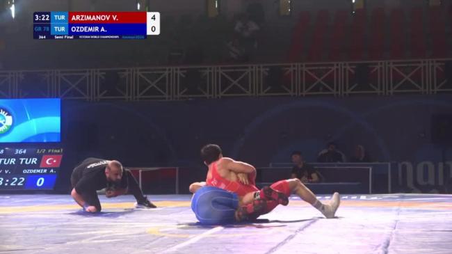 Vasif Aliyar ARZIMANOV (TUR) vs. Ahmet OZDEMIR (TUR) | VETERAN WORLD CHAMPIONSHIPS 2026 | Semi Final | GR 78Kg