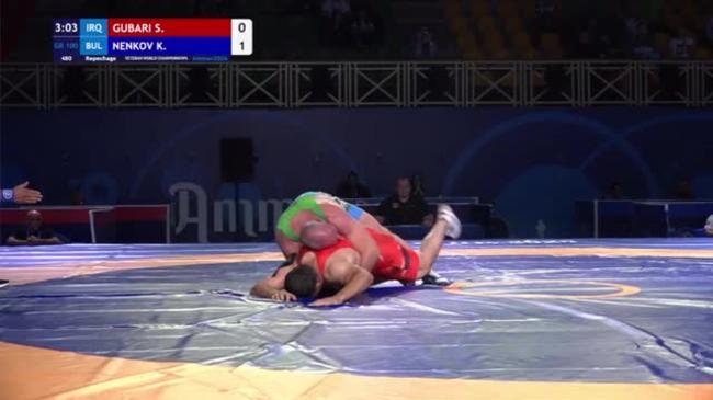 Sanoor Azad Abdulrahman GUBARI (IRQ) vs. Krasimir Georgiev NENKOV (BUL) | VETERAN WORLD CHAMPIONSHIPS 2026 | Repechage | GR 100Kg