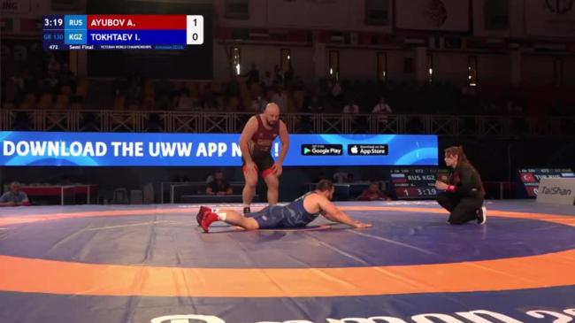 Alikhan AYUBOV (RUS) vs. Ilkham TOKHTAEV (KGZ) | VETERAN WORLD CHAMPIONSHIPS 2026 | Semi Final | GR 130Kg