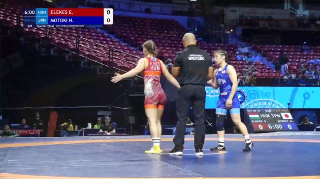 Eniko ELEKES (HUN) vs. Hiyori MOTOKI (JPN) | 2026 U23 World Championships | Quarter Final | WW 62Kg