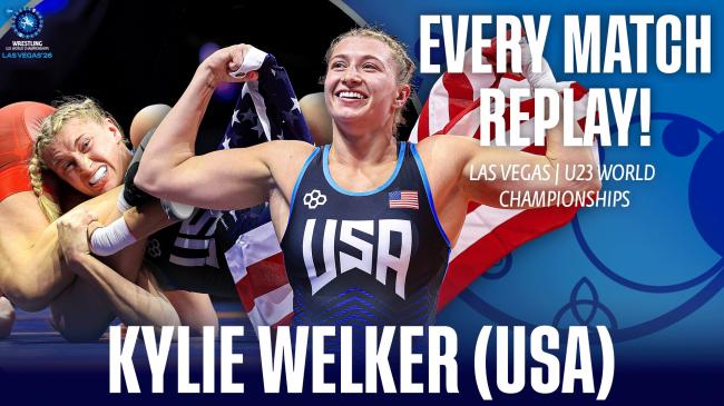 Every match from Kylie WELKER  (USA) at the 2026 U23 World Championships