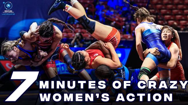 Seven minutes of the craziest women's wrestling action from the 2026 U23 World Championships