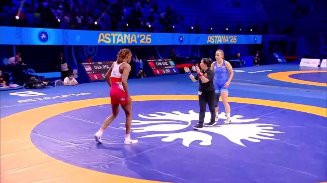Precious Rosanna BELL (USA) vs. Wiktoria CHOLUJ (POL) | 2026 Senior World Championships | Semi Final | WW 72Kg