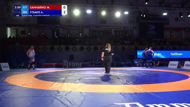 Mark SAHHARNOI (EST) vs. Apostolos STAMOS (GRE) | VETERAN WORLD CHAMPIONSHIPS 2026 | Quarter Final | FS 130Kg