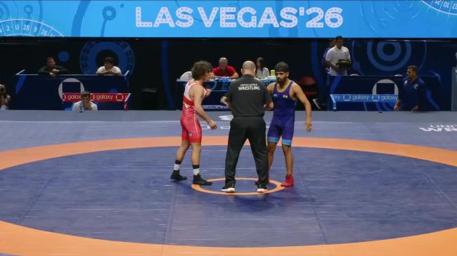 Landon Micheal DRURY (USA) vs. Chetan CHETAN (IND) | 2026 U23 World Championships | Eighth Final | GR 63Kg