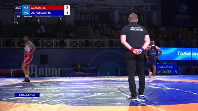 Mohammed Abdullah M ASIRI (KSA) vs. Hussein Sadeq Mansi AL FATLAWI (IRQ) | VETERAN WORLD CHAMPIONSHIPS 2026 | Repechage | GR 88Kg