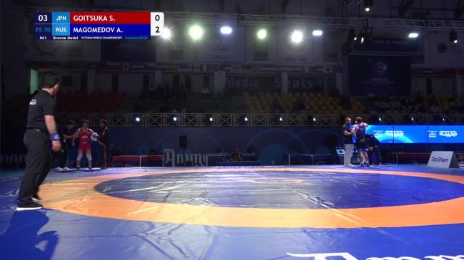 Suguru GOITSUKA (JPN) vs. Ali Gantievich MAGOMEDOV (RUS) | VETERAN WORLD CHAMPIONSHIPS 2026 | Bronze Medal | FS 70Kg
