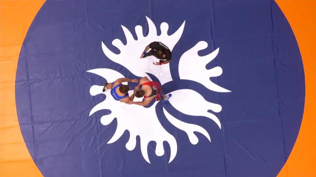 Kiril Milenov MILOV (BUL) vs. Kiryl MASKEVICH (BLR) | 2026 Senior World Championships | Semi Final | GR 97Kg