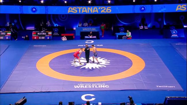 Shuai MAMEDAU (BLR) vs. Stoyan Stoychev KUBATOV (BUL) | 2026 Senior World Championships | Bronze Medal | GR 77Kg